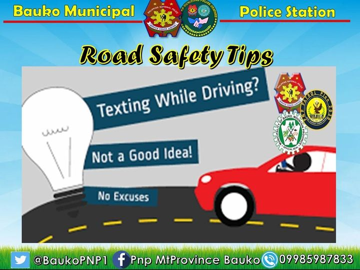 PNPBauko1's tweet photo. 👉ROAD SAFETY TIPS👈
#projectsaferoadtrip
#PNPKakampiMo
#WeServeAndProtect https://t.co/2g7aEaMDlq