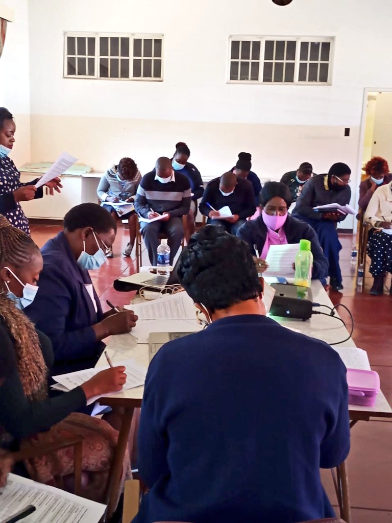 friendshipbench's tweet photo. The Frienship Bench @OPHID_Trust team at @ingutshenihosp carrying out sensitization activities and offering free mental health & psychosocial support to #HealthCareWorkers.
Thank you for the welcome and engagement! πππ
#CareForTheCarers #HCWπΏπΌ #DeRole #MentalHealthForAll https://t.co/Qo0mnNpbhI