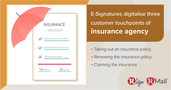 RPost's tweet photo. #ESignatures #digitalize three #customer touchpoints of #insuranceagency – taking out an #insurancepolicy, renewing it and claiming the #insurance. Try #esigning with #RSign https://t.co/3eF8avDeOb and #RMail https://t.co/xx28g583x6 for free today. https://t.co/2zqilKzZaj