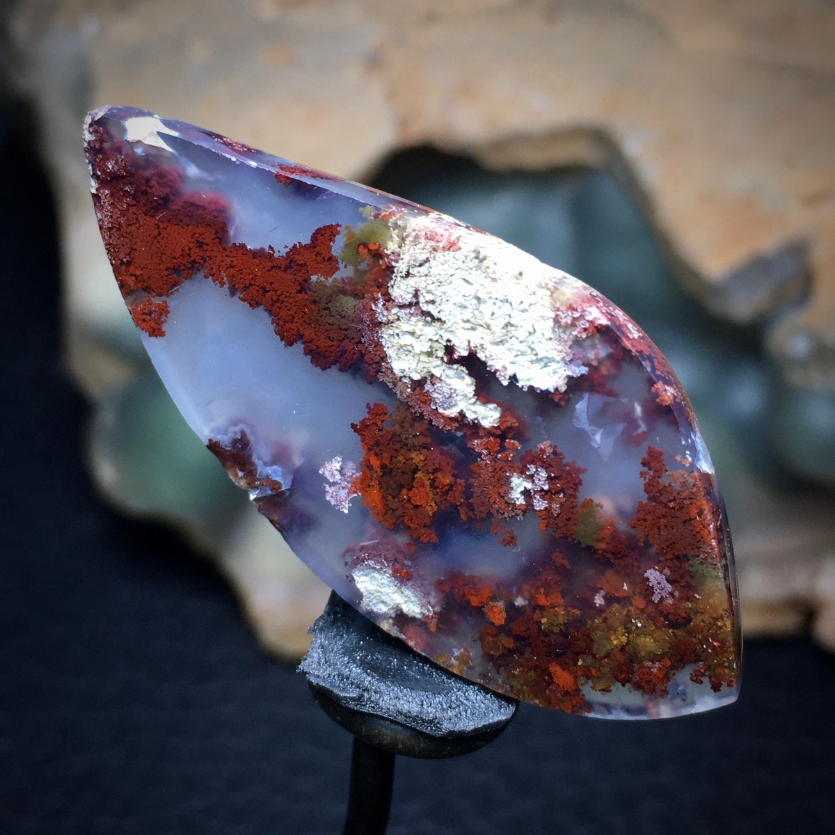 java_minerals's tweet photo. Excited to share the latest addition to my #etsy shop: Scenic Moss Agate Cabochon https://t.co/a6bWKmQZ7t #gemstone #agate #birthday #easter #stoneagate #mossagate #naturestone #architecturestone #mossagatering https://t.co/Sy6OI6D28K