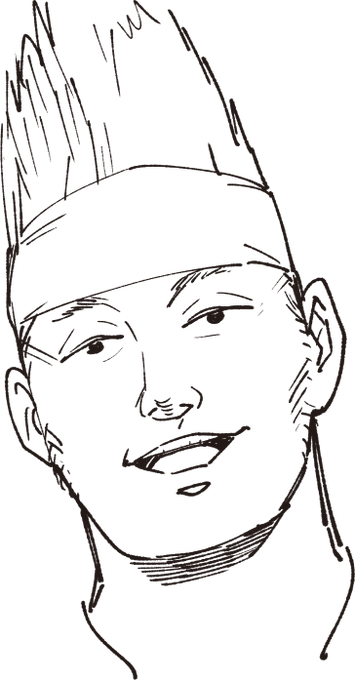 gunu先生に釣られて、見ないで描いてみた 