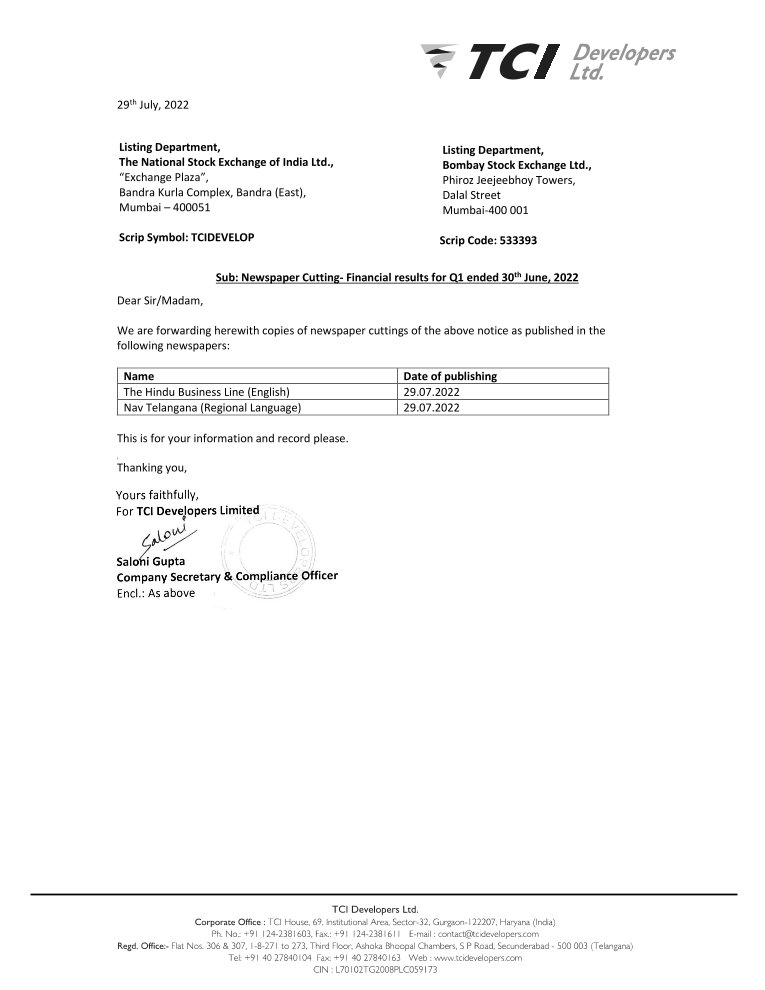 nomad_wealth's tweet image. STARTECK 📢TCIDEVELOP 📢

#STARTECK - Newspaper Advertisements
archives.nseindia.com/corporate/STAR…

#TCIDEVELOP - Newspaper Advertisements
archives.nseindia.com/corporate/TCID…