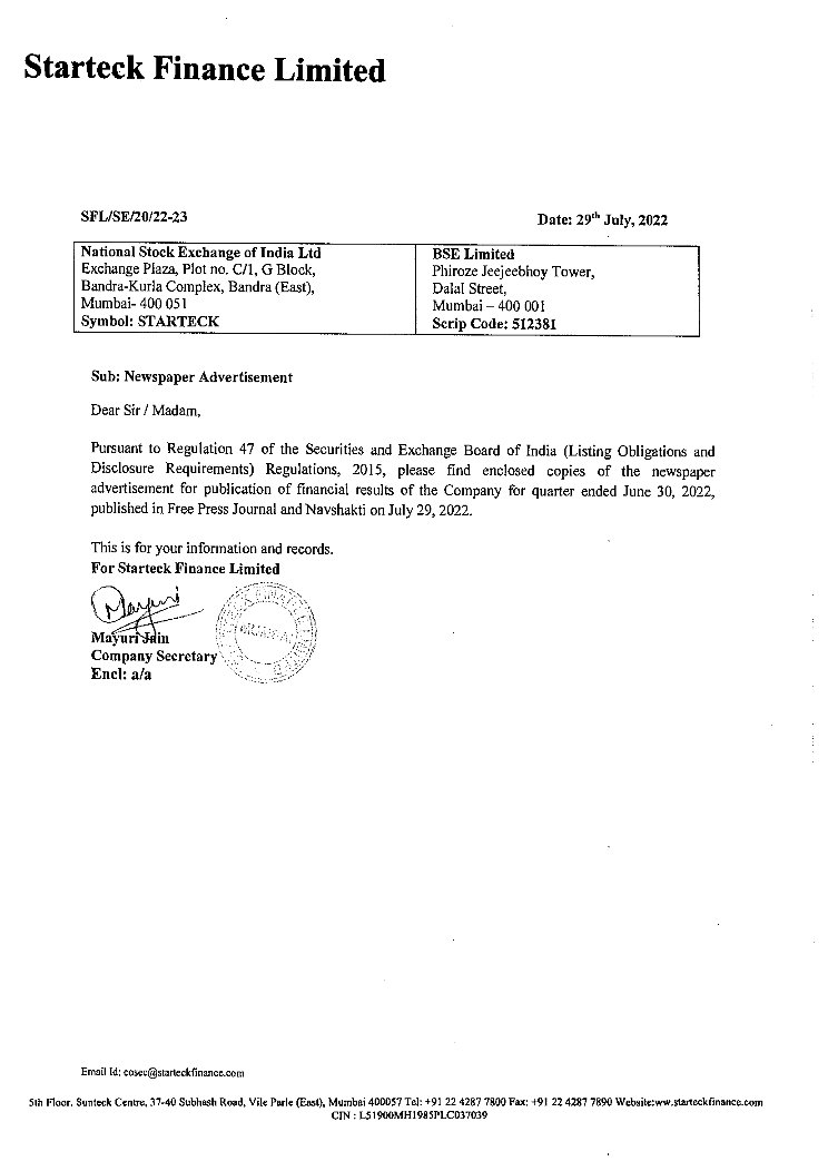 nomad_wealth's tweet image. STARTECK 📢TCIDEVELOP 📢

#STARTECK - Newspaper Advertisements
archives.nseindia.com/corporate/STAR…

#TCIDEVELOP - Newspaper Advertisements
archives.nseindia.com/corporate/TCID…