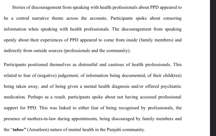 Community of Cultures - SMC (@commofcultures) on Twitter photo Fear of judgement. Disengagement with HCPs & fear of speaking openly. This is why we need safe spaces for people to talk & need culturally appropriate support. Thanks for this vital research <a href="/jasdeepcp/">Dr Jasdeep Kaur</a> Fear of judgement. Disengagement with HCPs & fear of speaking openly. This is why we need safe spaces for people to talk & need culturally appropriate support. Thanks for this vital research <a href="/jasdeepcp/">Dr Jasdeep Kaur</a>
