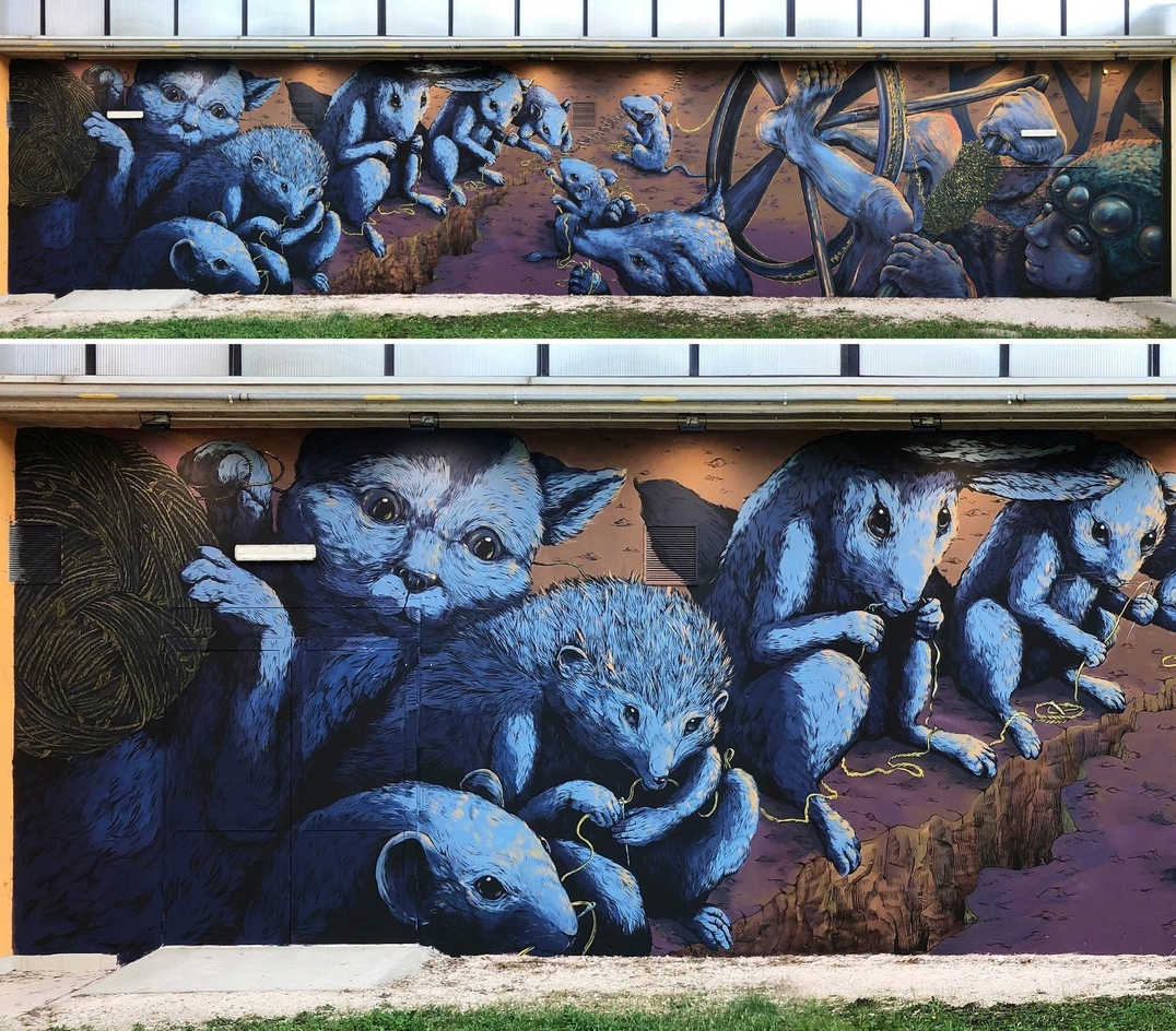 brababella's tweet photo. #Streetart by #Ericailcane + #Bastardilla @ #Medolla, Italy
More pics at: https://t.co/FDQfLlkyvP
#streetartmedolla #streetartitaly #italystreetart #arteurbana #urbanart #murals #muralism #contemporaryart #artecontemporanea https://t.co/jHckqbhsVG