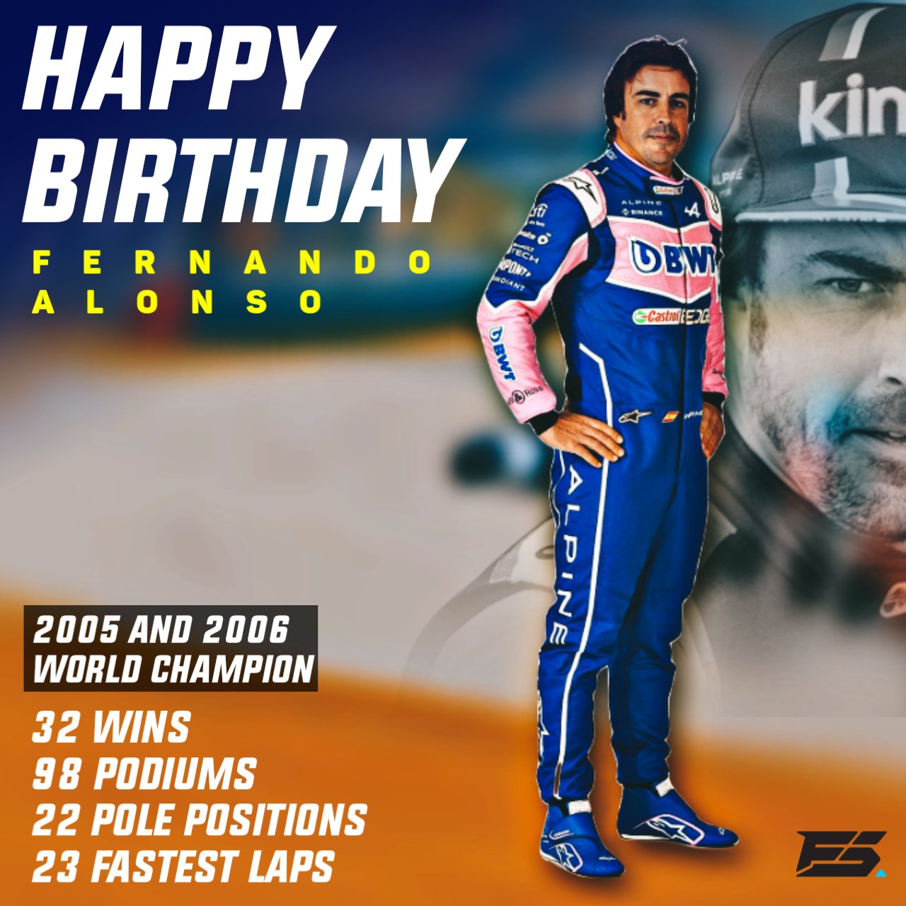 Happy 41st birthday to Fernando Alonso!      