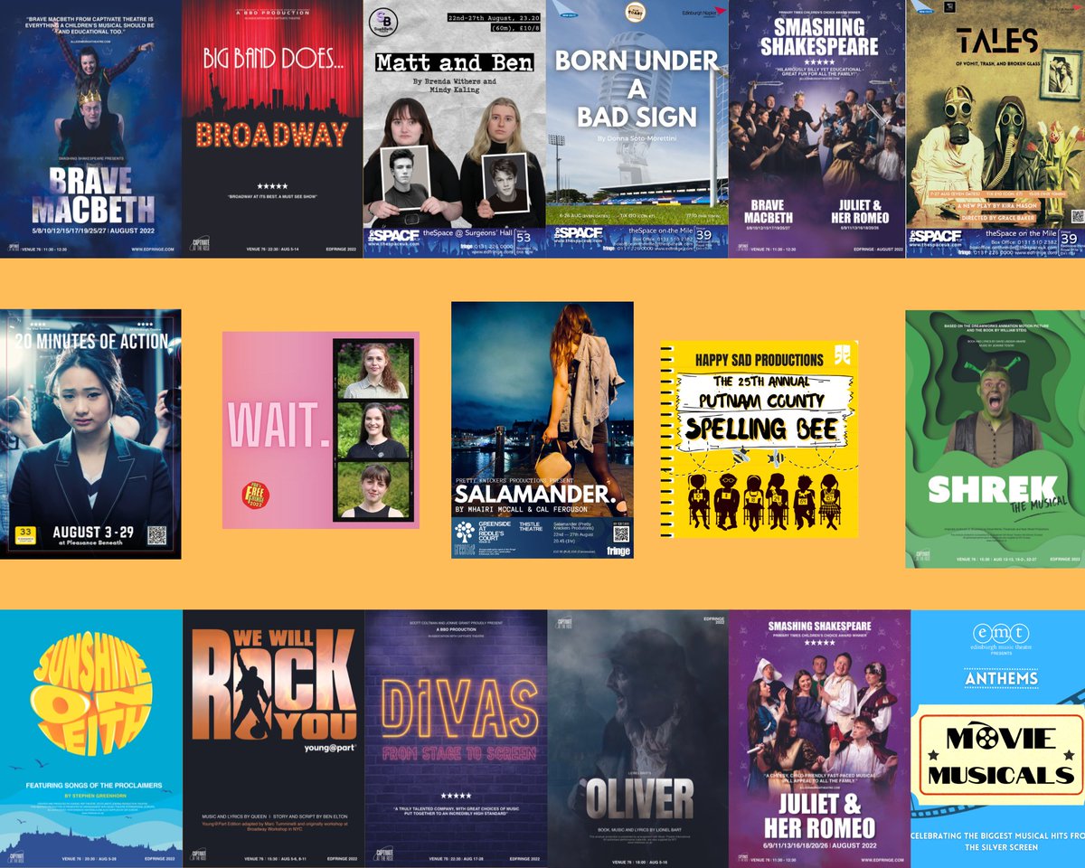 edinplayhouse's tweet photo. Our staff might show you to your seat
Or offer you a crinkly sweet
And many have a hidden feat
...as artists at @edfringe! 

So get yourselves out of the gaff,
See shows that make you cry &amp; laugh
Check these out from our fab staff
...they're artists at the Fringe! https://t.co/27yP0Dy1uD