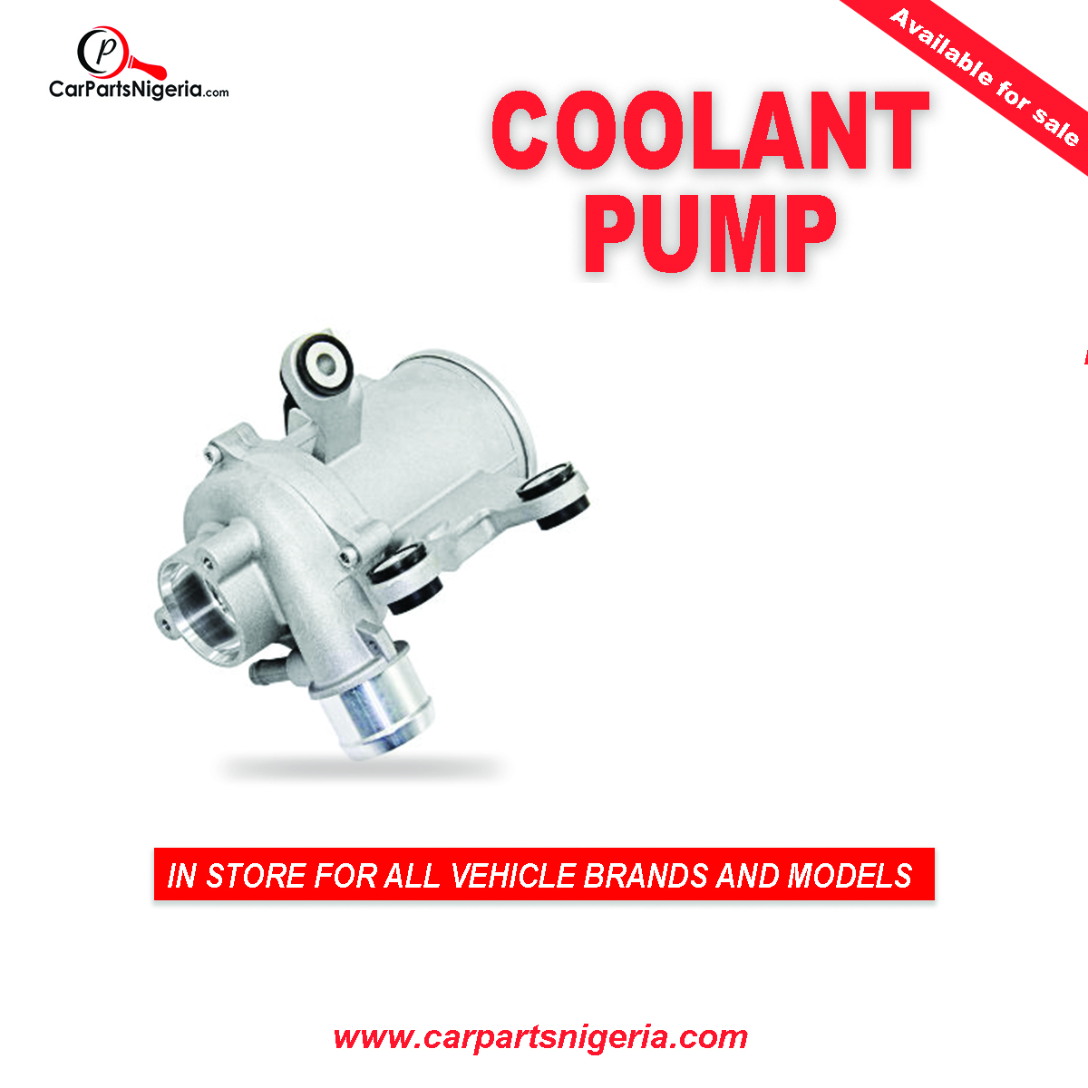 NGCarParts's tweet photo. If your coolant pump is bad, it would not be able to maintain temperature and the engine would overheat. You can get a replacement now at https://t.co/ykCTULjHFe

#coolantpump #waterpump #engine #carparts #autoparts  #carpartsale #autopartsale #CarPartsNigeria #autoparts https://t.co/a3MWjltIGm