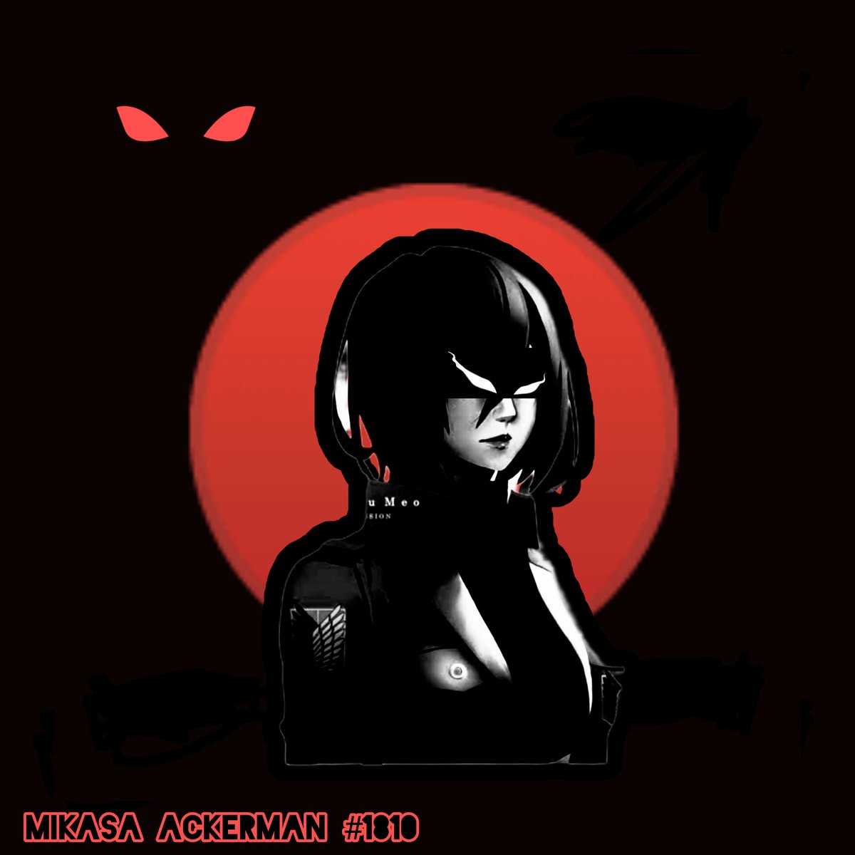 MikasaAcker1810's tweet photo. Hello to my #SINNERS Family I hope you guys are doing well..Here I present you my 2nd Art for #SINNERS 😌👀
You can see Mikasa is now a sinner 🔴I hope you guys like my Theme #MikasaSINNER ❤️
@HatoETH @operationSIN @NFTCheetah @jarnnft @NFTLlama 
#operationSIN
#SINNERsinTOGHETER https://t.co/I9s2vimJvg