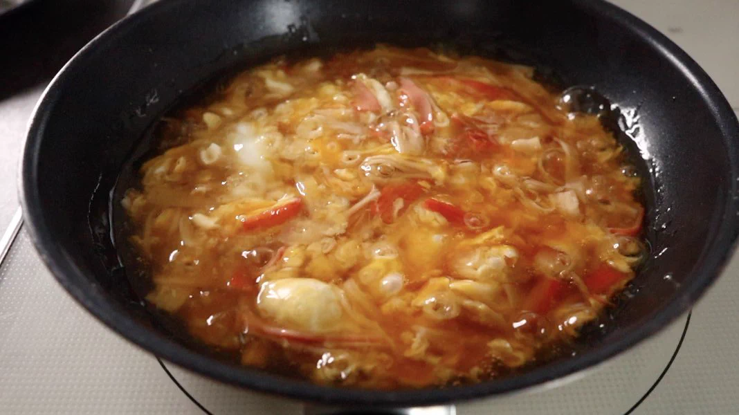 3分でふわふわとろとろ！最強の限界天津飯レシピ！！