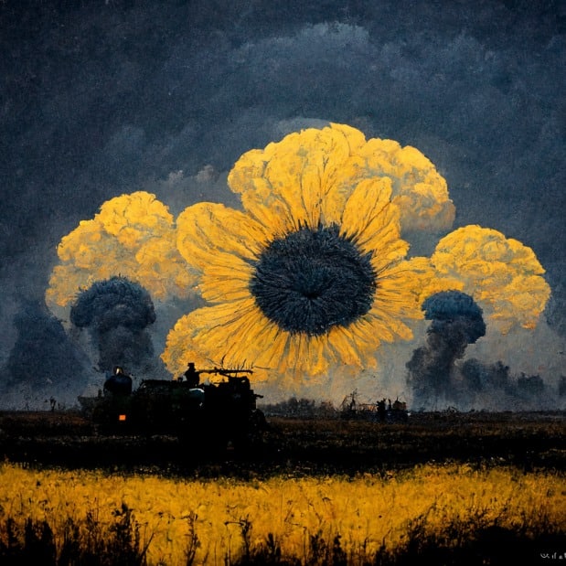 EuromaidanPress's tweet photo. 🇺🇦 artist Beata Kurkul creates beautiful paintings dedicated to Ukrainian defenders with the help of artificial intelligence https://t.co/Gyr6MKxy1s