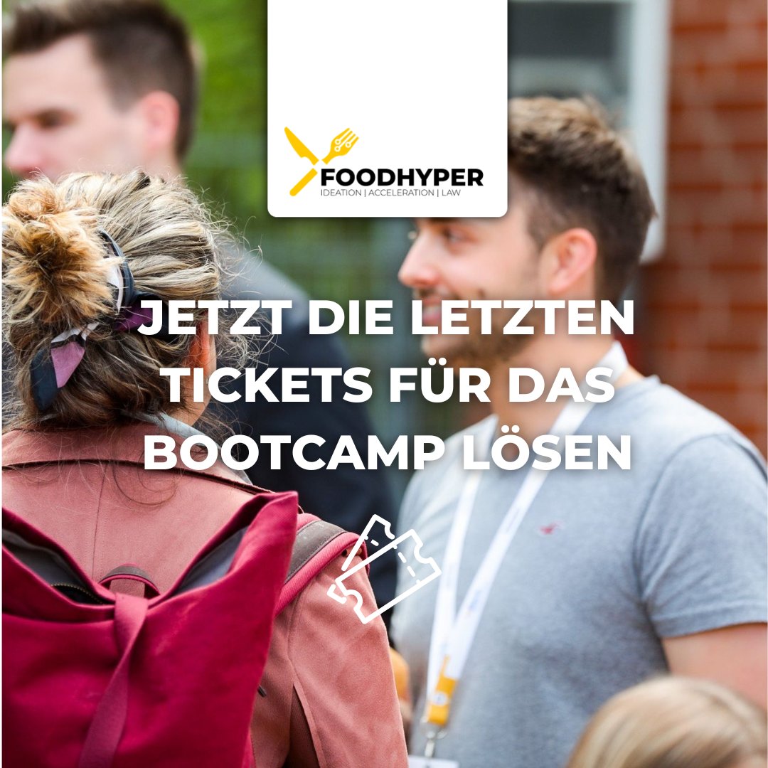 Ihr seid ein #Food-(Tech-)Startup und möchtet eure #Innovation und #Idee auf das nächste Level bringen? 🚀

Dann bewerbt euch noch bis zum 10.8.2022 für das zweite FoodHyper Bootcamp und sichert euch einen der heißbegehrten Plätze! 🎉

Bewerbung unter 👉 bit.ly/3oGZMzH
