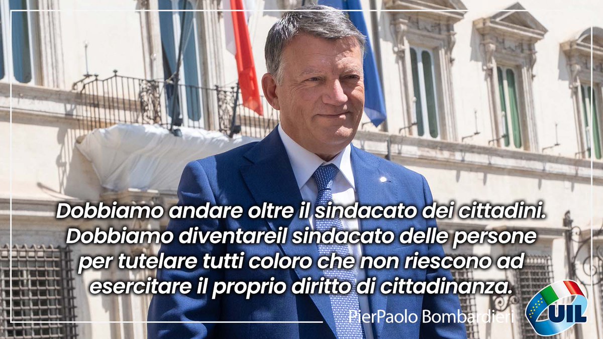 Povertà, disuguaglianze e ingiustizie sociali continuano ad aumentare. Noi, allora, dobbiamo essere un sindacato che cambia e diventare il sindacato delle persone per rivendicare più diritti e meno disuguaglianze e ricostruire un Paese migliore.
#piùdirittimenodiseguaglianze