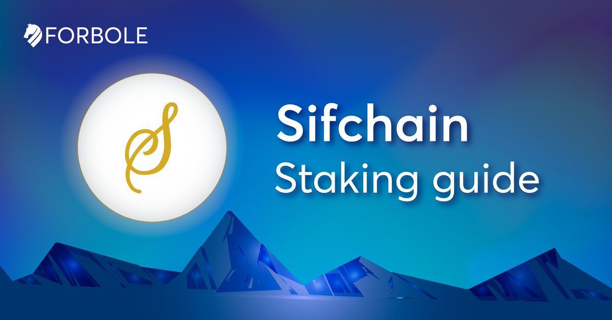 forbole's tweet image. ✨Staking $ROWAN does not need to be complicated!

We are proud to provide @sifchain staking services, more details👉👉forbole.com/blog/how-to-st…

#StakingGuide