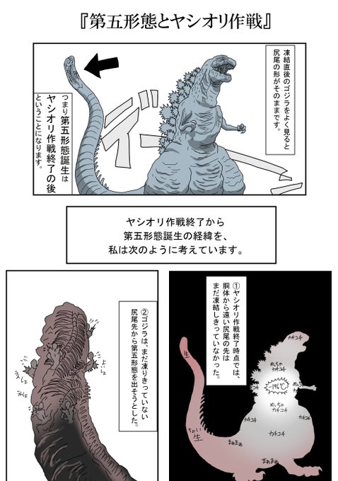 ゴジラのtwitter漫画作品