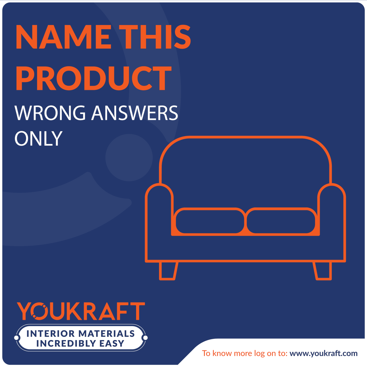 youkraft's tweet photo. Let's have some fun while we are at it. The craziest answer will get a shoutout from us. Aaaand start!
 
Don't forget to shop for the best interior materials from https://t.co/M4QTtEV2sB
 
#JustYouKraft #Youkraft #YouKraftIt #YouKraftapp #Brands #AllThingsInterior https://t.co/WZkzi0hRsi