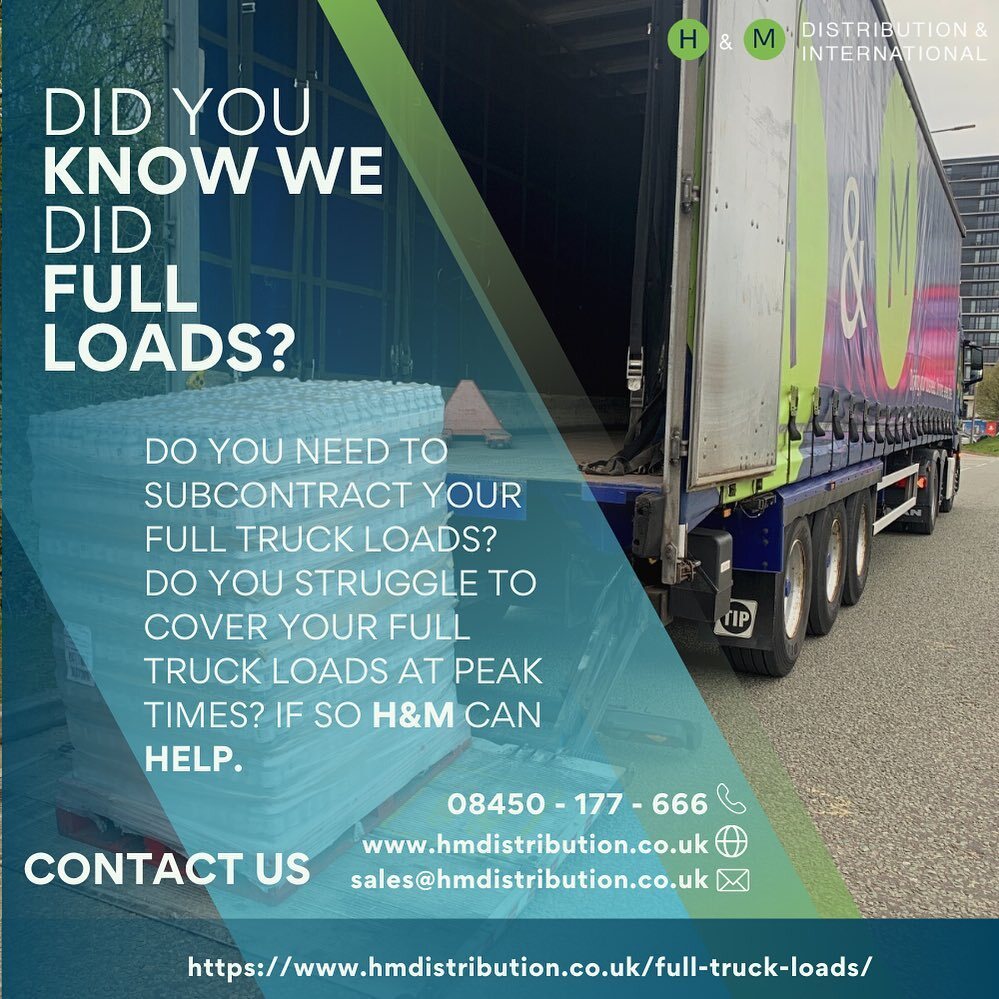 H&amp;M brokerage is a flexible one stop shop for all full truck load transport. Click here for more info ➡️ ift.tt/QGO43RK #fulltruckloads #logistics instagr.am/p/CglzC8KMGho/