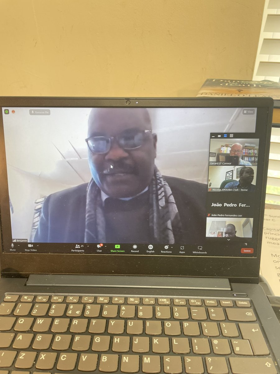 COREAM_ie's tweet photo. Br. Benjamin Posvo leading a reflection on the 'Brothers Vocation' at the #Coream Assembly. Our brothers work on development projects, lecture, work in parishes and on catechetical teams and in libraries. @Scalanews1 @RedemptoristsGB @mission_ghana @redemptoristszw @bread4today https://t.co/0YqlCjl9tE