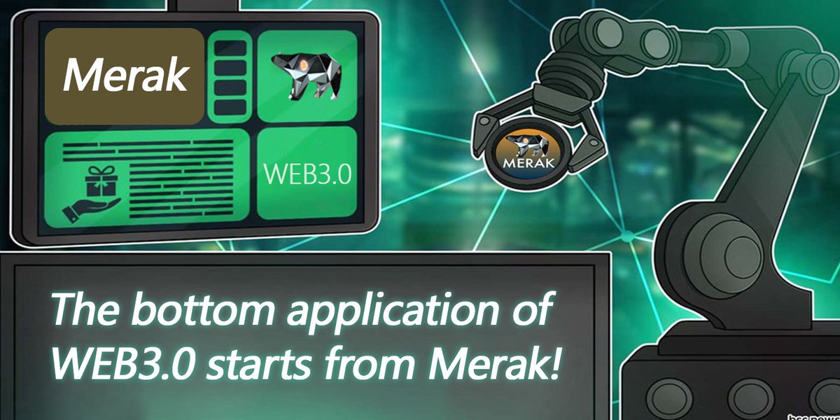 MERAK_Global's tweet photo. The bottom application of #WEB3.0 starts from Merak!💫💫💫 https://t.co/lqaFZ4qTHp