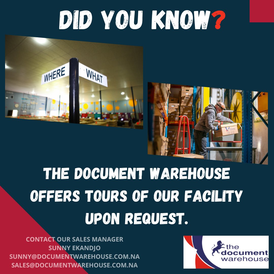 TDW_NAM's tweet photo. #TDW_NAM #tdw_nam #TDW #tdw #M_Files #mfiles #innovation #solutions #Namibians #Namibia #Tours #M_Files #TDW #tdw_nam #Recordsmanagement #Data #Management #Electronicdocuments #recordsmanagement #Made_easy #Archiving #Boxes #storage #TDW
#thedocumentwarehouse #didyouknow 💡 https://t.co/IC43FkHxaG