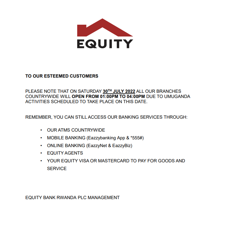 Equity Bank Rwanda PLC tweet media
