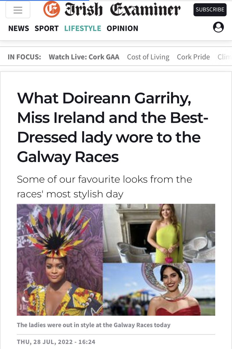 Fantastic ladies day @Galway_Races ❤️ the style was impeccable ❤️ #galwayraces #missireland @MissIrelandORG #elizabethchristinadesigns