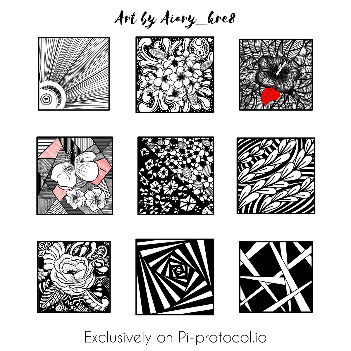 Aiaryblueprints's tweet photo. 🖌️Announcing a #NewCollectiondrop "Zentangle Art", by @Aiary_Kre8 inspired by @AnnaLZubarev
Exclusively on @PiProtocol #Avax blockchain
Check it out Below 👇👇
https://t.co/XM1g1bmrUG
#piprotocolnfts #nftcollectors #piprotocol #NFTCommunity #avax #avalanche https://t.co/2clCjTM9iz