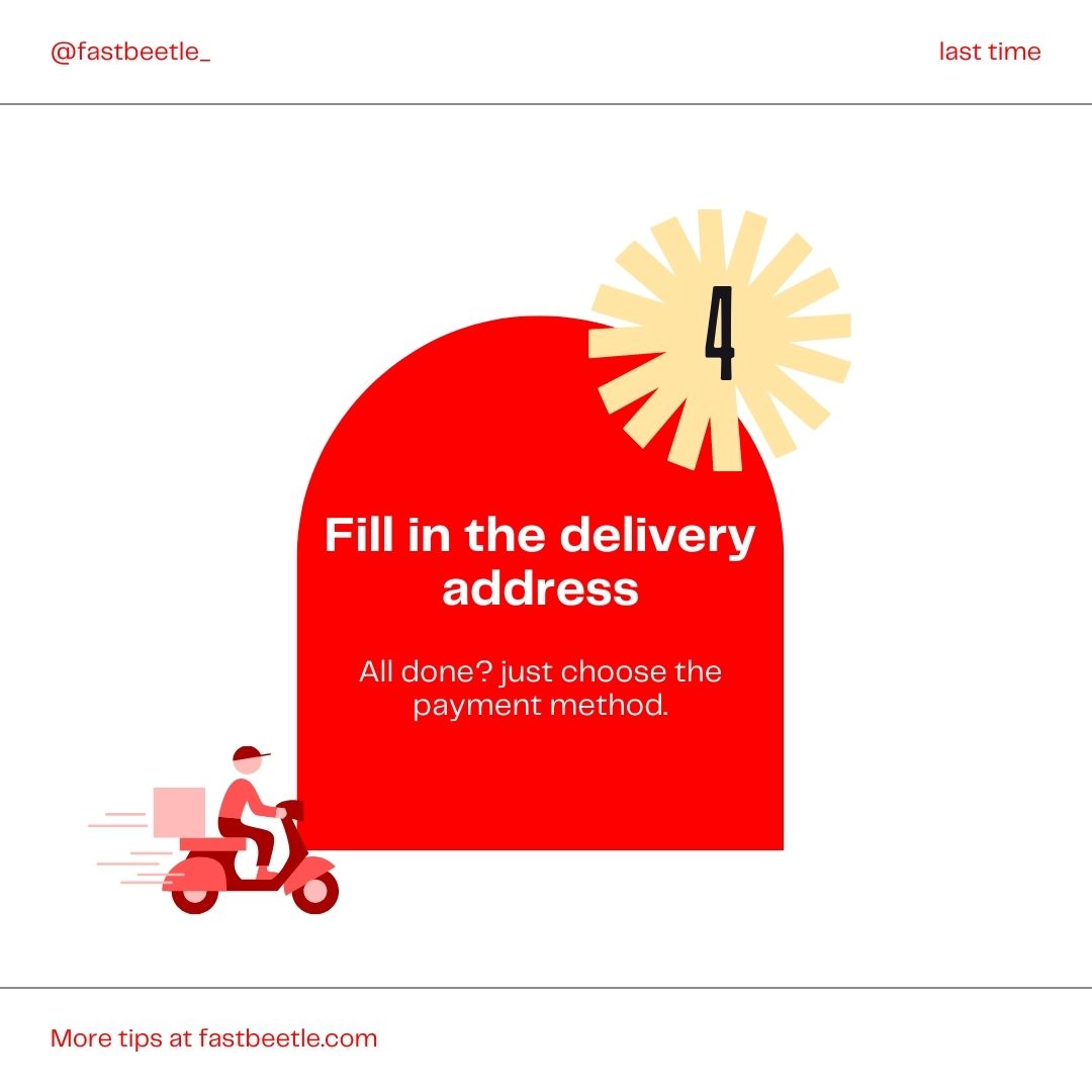 fastbeetle_'s tweet image. With these four easy steps get started on our app and start placing those orders. 
#appuser