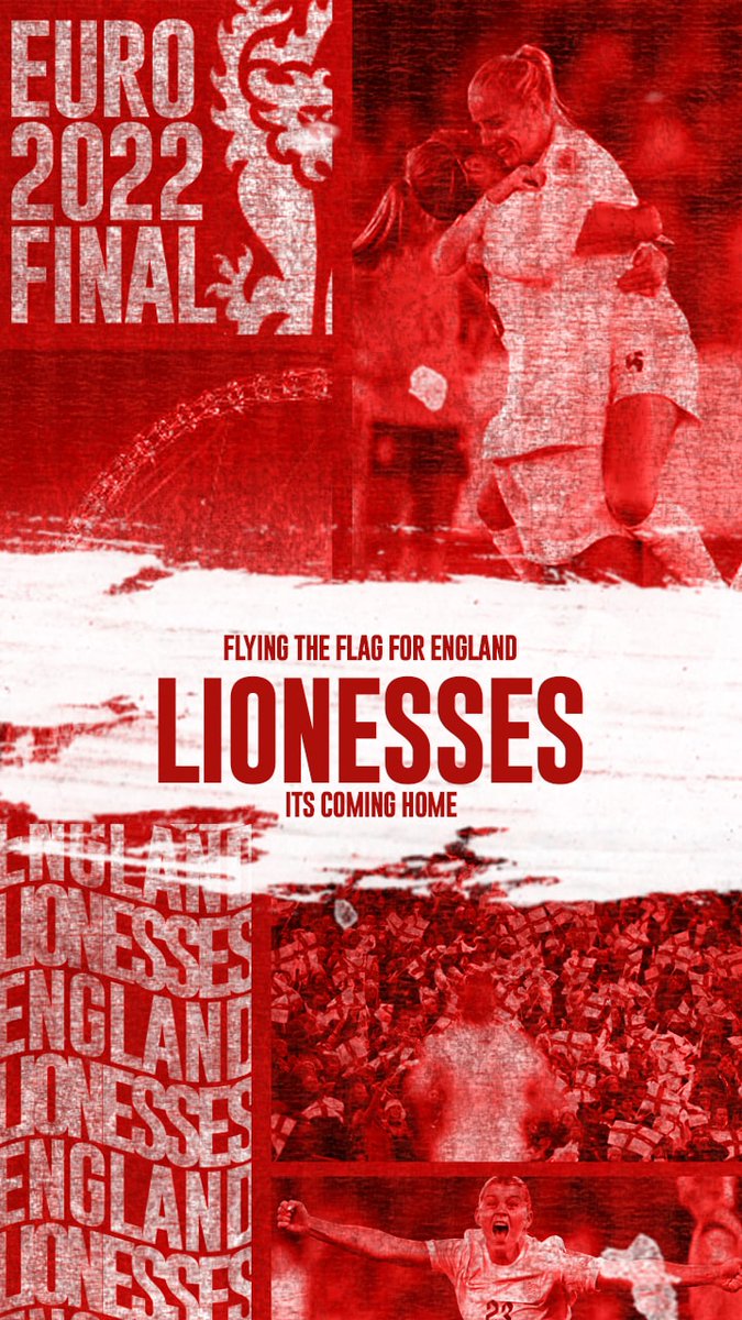 Good luck to the England <a href="/Lionesses/">Lionesses</a> on Sunday as the play Germany in the UEFA Women's Euro's 2022 final! 🦁
#itscominghome #GoodLuck #euros2022 #womenseuro2022 #winner #finalists #final #football #womensfootball