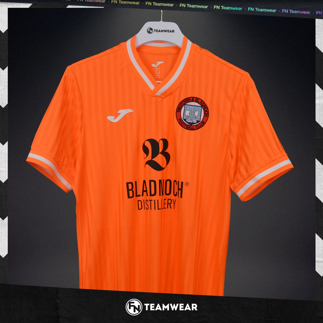 FNTeamwear's tweet image. Another orange cracker hot off the press for @WBFC3. A stunning @JomaSportUK Toletum III shirt finished off with the very stylish @bladnochwhisky on the front.