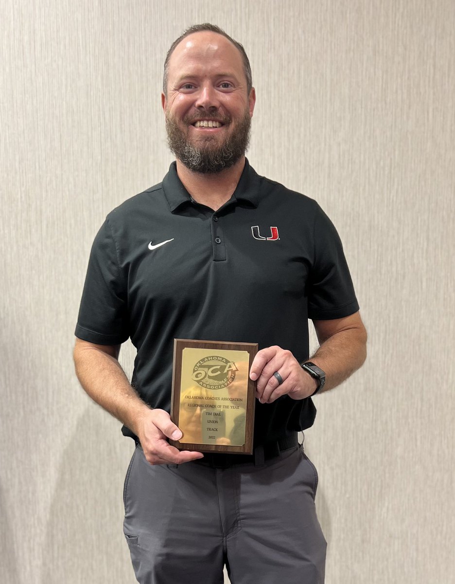 Union_Athletics's tweet photo. Congrats to all our coaches who were honored this week at the OCA clinic &amp; all-state games! 

Tyler Ashley- Tennis
Tim Dial- Track
Lynne Gorman- Swim
Joe Redmond- Basketball
Jonathon Sutmiller- Junior High
Tamarah Danzy- Cheer
Tanner Bushyhead- Golf
Brittany Robison- Softball https://t.co/k0xD5ZYHMM