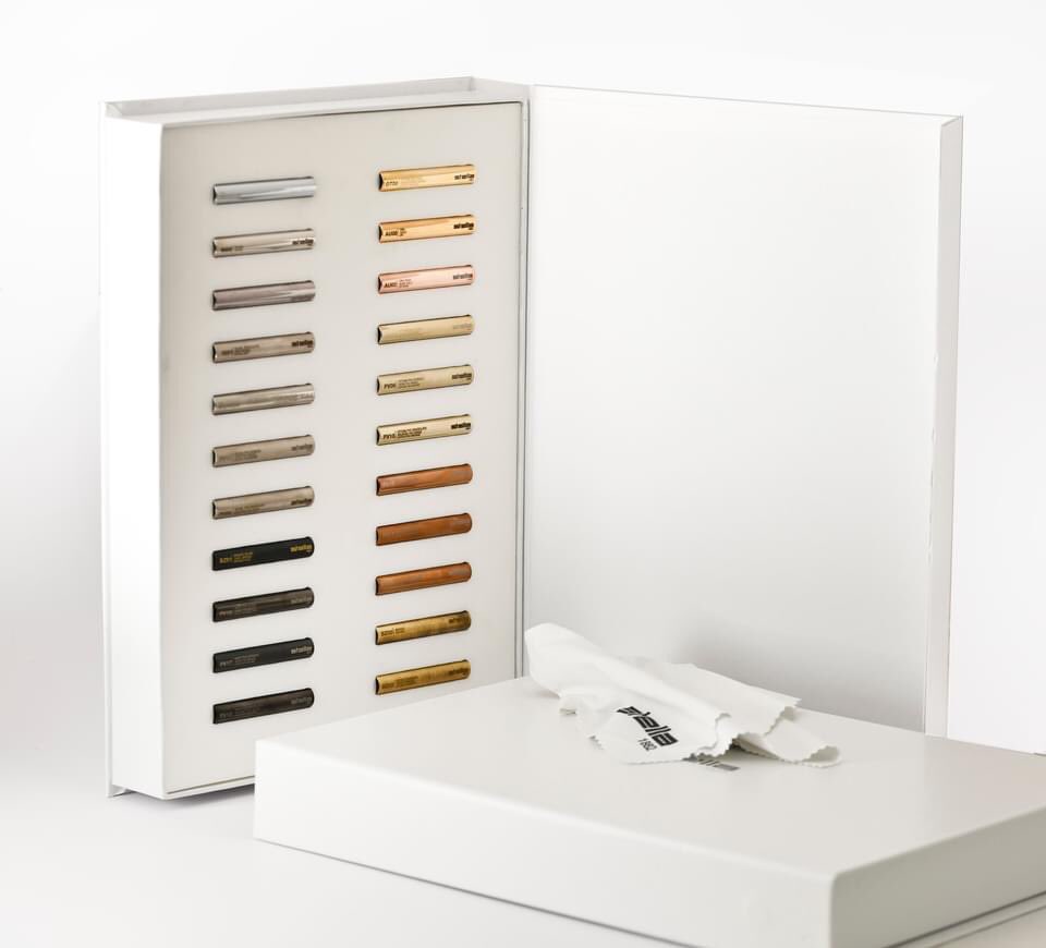 La nouvelle #palette de #finition se termine avec 22 variantes, qui peuvent être reproduites pour chaque #série, vous permet de visualiser et de choisir la plus adaptée à votre projet de #salledebain 
#colorpalette #couleur #art #colors #design #graphicdesign #colorinspiration