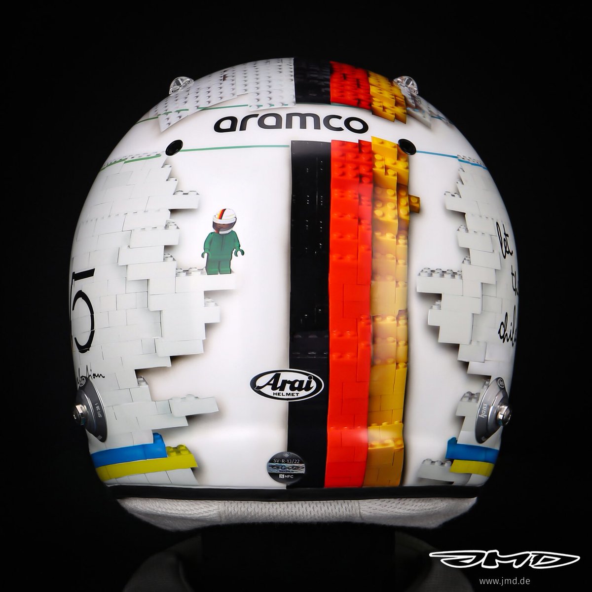 WTF1 on Twitter "Vettel's Lego helmet design by JMD_helmets 😍"