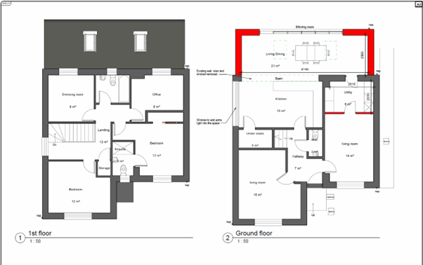 Lewis_Architect's tweet photo. A rear single storey extension and garage conversion to a dwelling has been approved by planning! #Planning #architecture #applicationsuccess #extension #smallworks #happyclient https://t.co/6GntNv0MTK