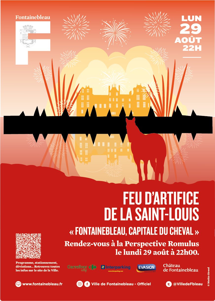 Feu D artifice Saint Louis Fontainebleau 2023 Ville de Fontainebleau on X: "C'est dans un mois ! Lundi 29 août à 22h, le feu d'artifice de la Saint-Louis fait son grand retour à #Fontainebleau ! RDV sur la Perspective