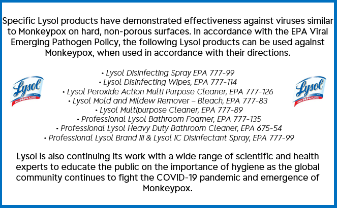 Lysol US tweet media