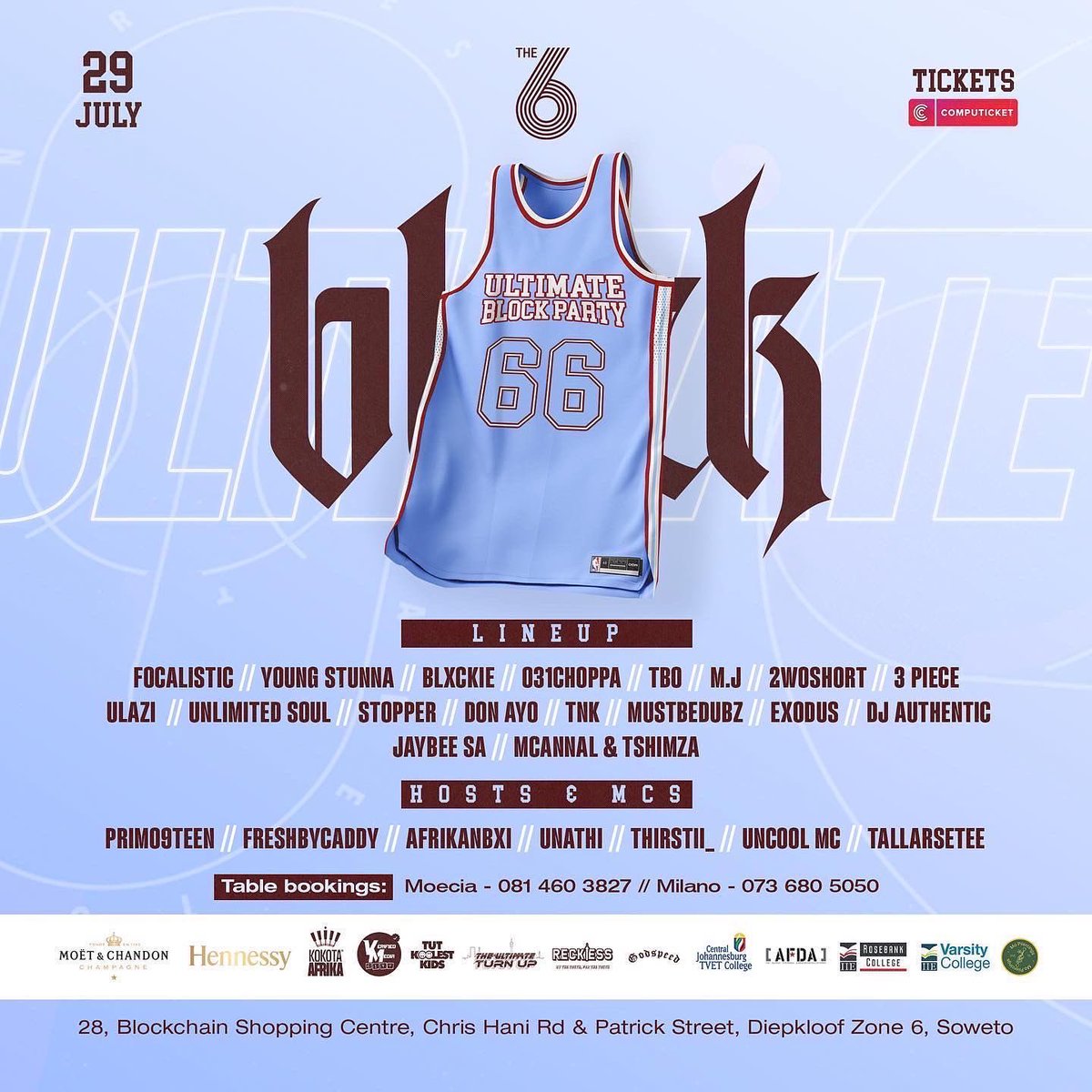 OkDimpho's tweet photo. Doors are now open see y’all at #UltimateBlockParty 🥳🚀

Limited tickets are sold at the door! https://t.co/ivMTz6GHBI