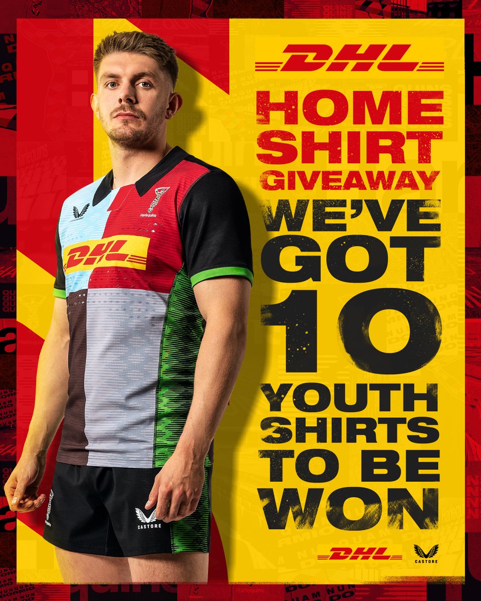 🤩 DHL are giving 10 lucky kids the chance to own our new Home Kit. 🎁 To win all you have to do is: ♻️ Retweet this post 💬 Comment with which Junior Size you want (Size Guide: bit.ly/3zlkOJb) 📬 Follow @DHLExpressUK #COYQ
