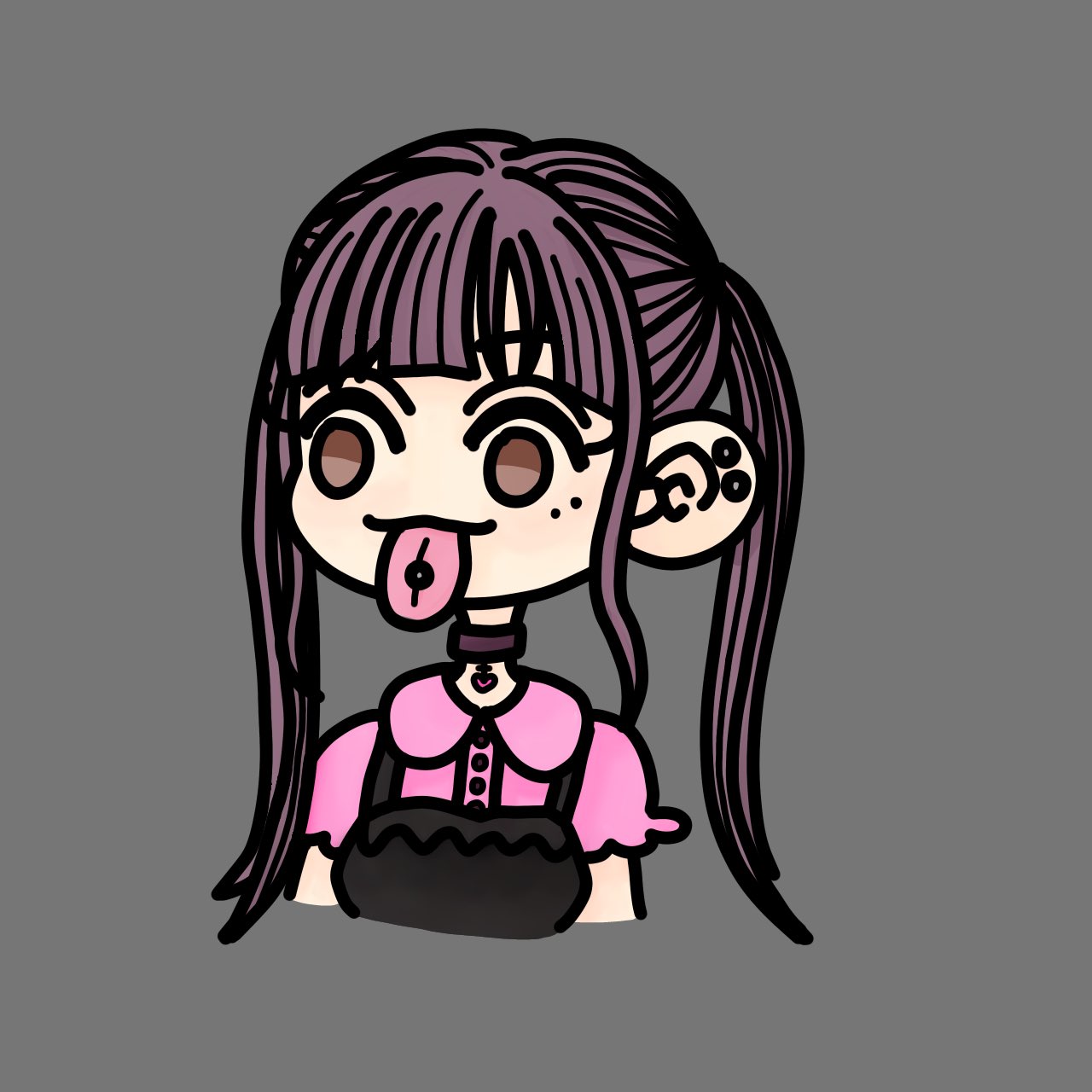 ぷう イラスト ゆるいイラスト ピアス女子 地雷系女子 イラスト好きな人と繋がりたい 可愛いは正義 Kawaii T Co Tm2jrfaz2v Twitter