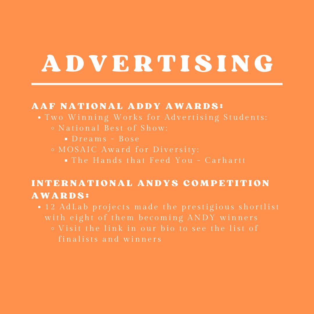BYUComms's tweet photo. Check out the recent awards from advertising and journalism!
Congratulations to the students who have worked so hard to receive these awards.
#byucomms #commsawards https://t.co/VrvVKSPj1d