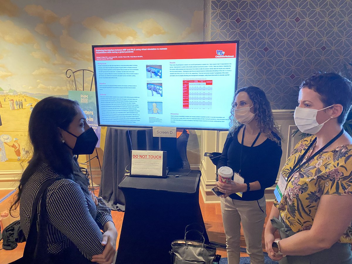 Virtual Sim Baby??!! Yes!! Congrats to Dr.s Allard, Falcon, Ismail, and Creamer on their work creating animated virtual simulations for <a href="/bearphm/">bearphm</a> during the pandemic! E-Postering <a href="/PHMConf/">PHM Conference</a> #PHM2022