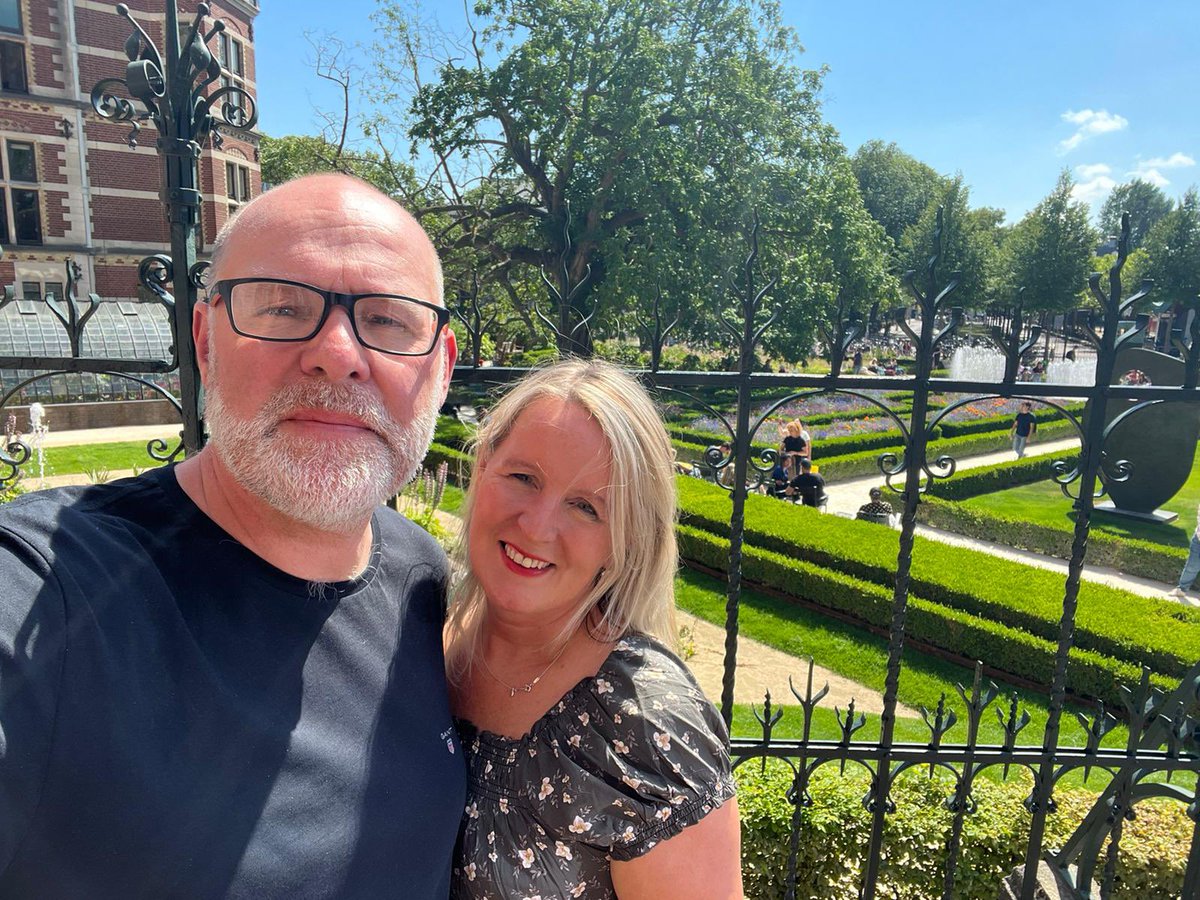 It’s a lovely day in Amsterdam.