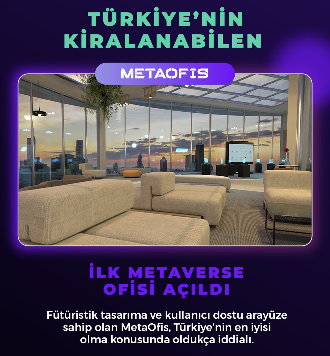 Dijital öğrenme teknolojileri hizmeti veren MediaRubic, MetaOfis konsepti ile Metaverse dünyasındaki yerini aldı.  #metaverse #MetaOfis  spatial.io/s/MetaOfis-by-…