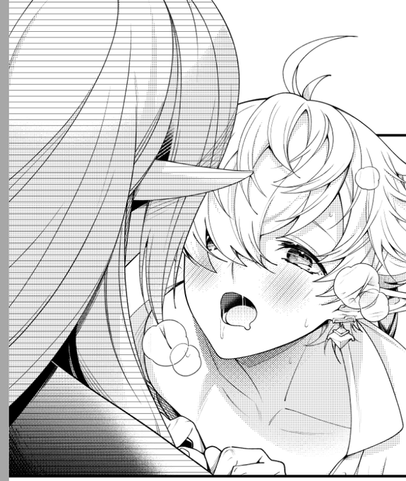 ※腐/ニャンフィノ
ラフが上手く描けて楽しくなって仕上げまでやってしまった…🫠とろ顔すきすき 