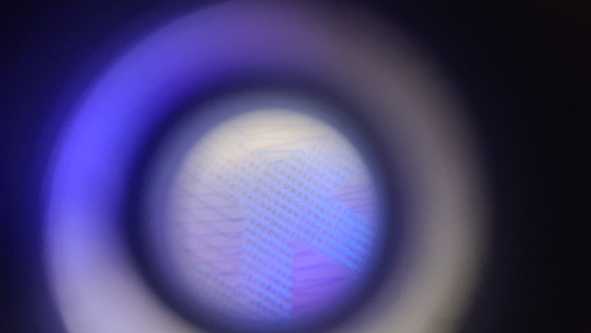 polymerbit's tweet image. This is our substrate in detail. #banknotedesign #securitydesign