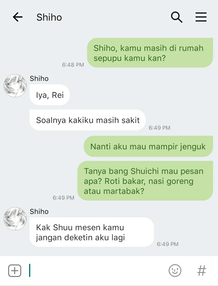 riecrire's tweet photo. Pesan
ㅡ
#DCMK #Reishi
Shiho &amp; Rei one tweet au https://t.co/7GPB8dO7FE