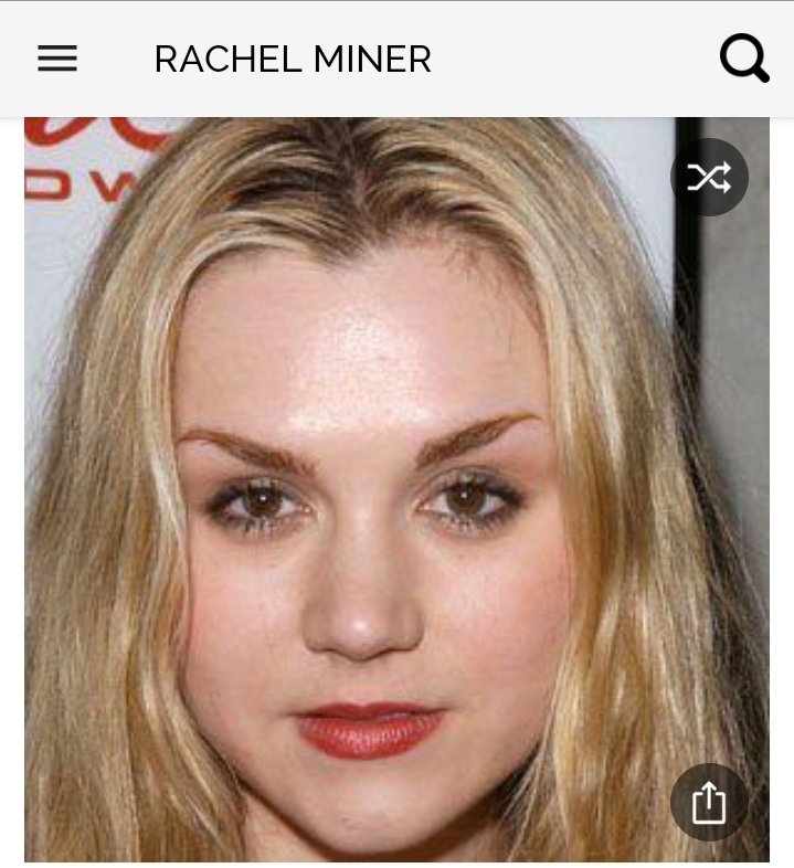 Happy birthday to this great actress.  Happy birthday to Rachel Miner 