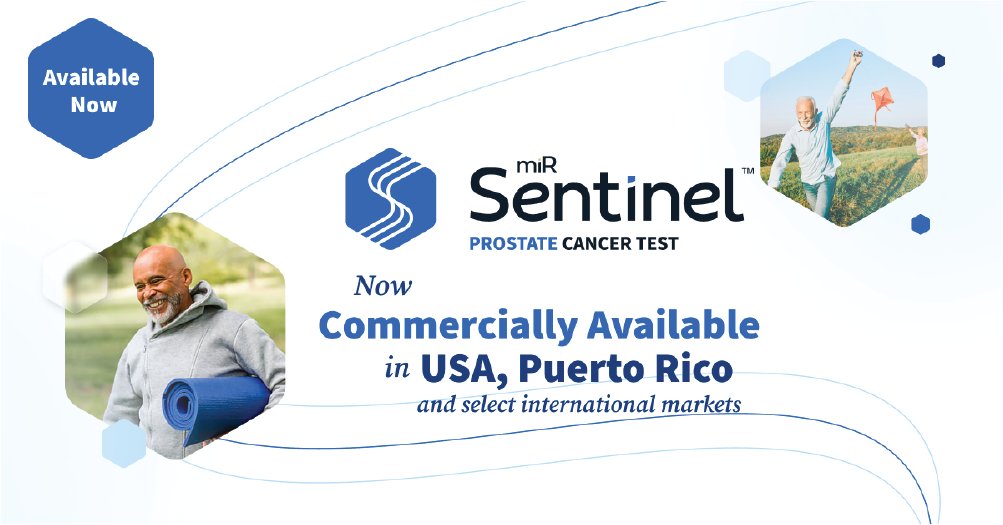 miRScientific's tweet photo. miR Scientific is proud to announce the commercial availability of the breakthrough miR Sentinel™ Prostate Cancer Test! Please check out https://t.co/rQkeOCF9y9 for more information about accessing the test.  #prostatecancer #menshealth
https://t.co/s8KNRGNldx https://t.co/T8MP7aCInJ