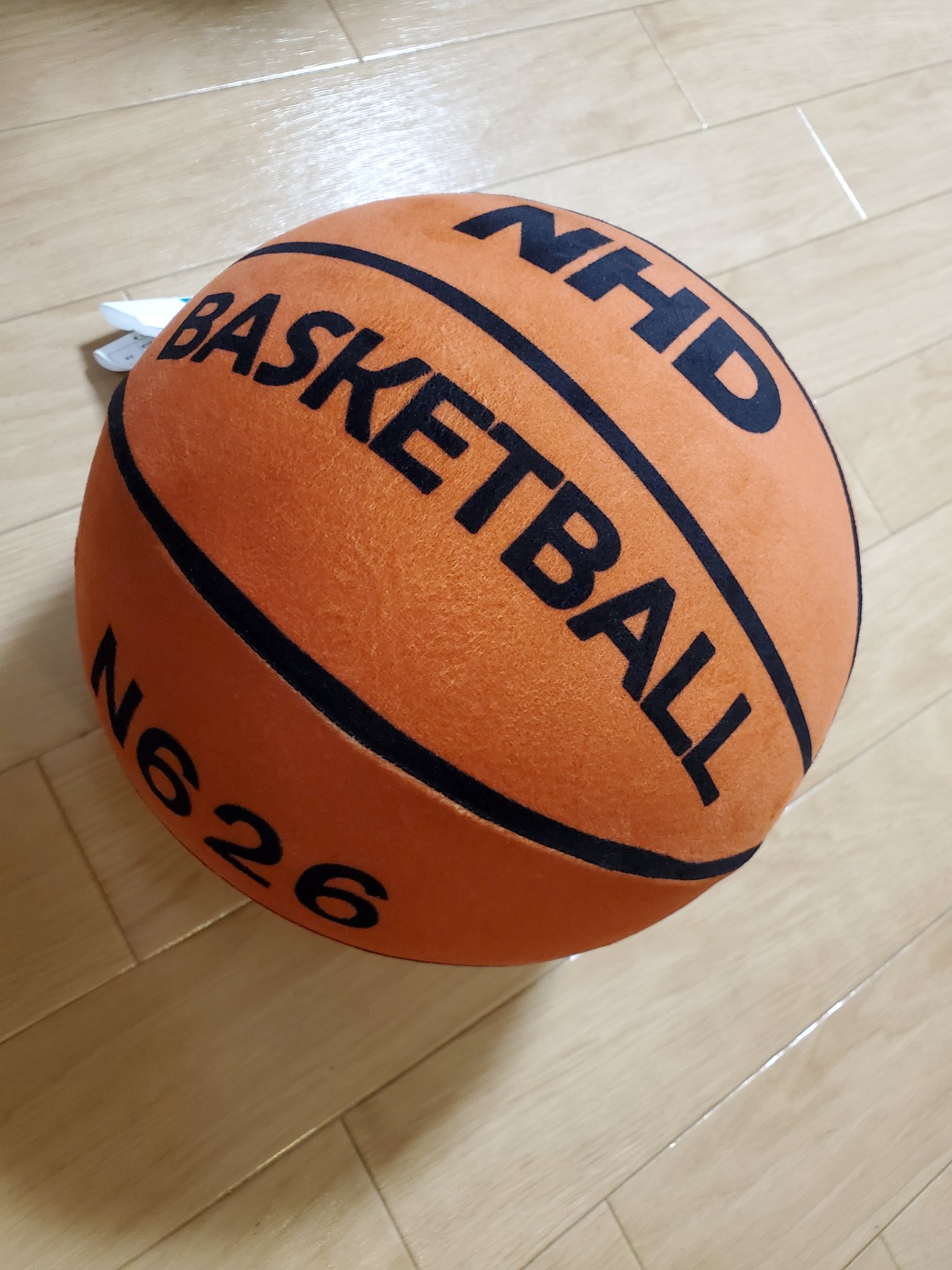 MlKASA バスケットボールクッション （バスケットボール型