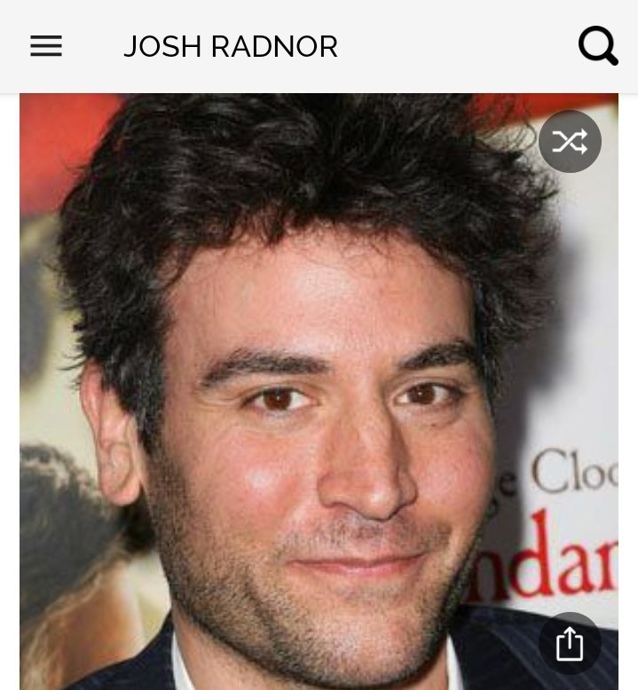 Happy birthday to this great actor.  Happy birthday to Josh Radnor 